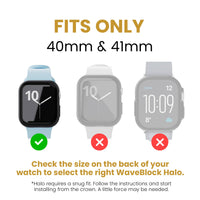 WaveBlock® Apple Watch Cases Apple Watch Shielding Halo Bumper WaveBlock Halo Apple Watch Bumper | 84% EMF Reduction emf protection radiation blocker 5g