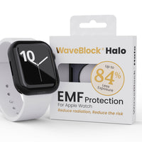 WaveBlock® Apple Watch Cases Apple Watch Shielding Halo Bumper WaveBlock Halo Apple Watch Bumper | 84% EMF Reduction emf protection radiation blocker 5g