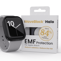 WaveBlock® Apple Watch Cases WaveBlock Halo EMF Shield Apple Watch Bumper Case | 42mm/46mm/49mm: All-in-One Wearable Protection WaveBlock Halo Apple Watch Bumper | 84% EMF Reduction emf protection radiation blocker 5g