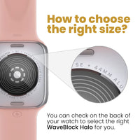 WaveBlock® Apple Watch Cases WaveBlock Halo EMF Shield Apple Watch Bumper Case | 42mm/46mm/49mm: All-in-One Wearable Protection WaveBlock Halo Apple Watch Bumper | 84% EMF Reduction emf protection radiation blocker 5g