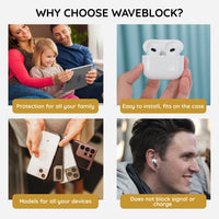 WaveBlock™ Earbud Stickers WaveBlock™ 3rd Gen WaveBlock™ 3rd Gen | Best EMF Blocking Headphones emf protection radiation blocker 5g