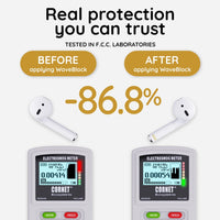 WaveBlock™ Earbud Stickers WaveBlock™ Classic WaveBlock™ Classic | Ultimate Protection from EMF Radiation emf protection radiation blocker 5g