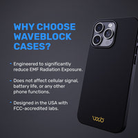 WaveBlock® iPhone Cases EMF Reducing iPhone Cases WaveBlock® EMF Reducing iPhone Case | Proven Radiation Protection emf protection radiation blocker 5g