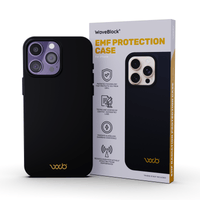 WaveBlock® iPhone Cases iPhone 14 Pro Max (Coming Soon) / Black iPhone Radiation Shielding Case Radiation Reducing iPhone Case | WaveBlock emf protection radiation blocker 5g