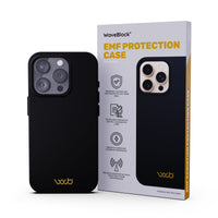 WaveBlock® iPhone Cases iPhone 15 Pro / Black EMF Reducing iPhone Cases WaveBlock® EMF Reducing iPhone Case | Proven Radiation Protection emf protection radiation blocker 5g