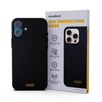 WaveBlock® iPhone Cases iPhone 16 Plus / Black EMF Reducing iPhone Cases WaveBlock® EMF Reducing iPhone Case | Proven Radiation Protection emf protection radiation blocker 5g