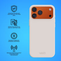 WaveBlock® iPhone Cases iPhone Shielding Stone Case: All-in-One Phone Protection Stone Finish Radiation Reducing iPhone Case | WaveBlock emf protection radiation blocker 5g