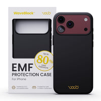 WaveBlock® iPhone Cases Radiation-Reducing Black Case Radiation Reducing iPhone Case in Black Finish | WaveBlock emf protection radiation blocker 5g