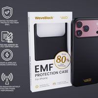 WaveBlock® iPhone Cases Radiation-Reducing Black Case Radiation Reducing iPhone Case in Black Finish | WaveBlock emf protection radiation blocker 5g
