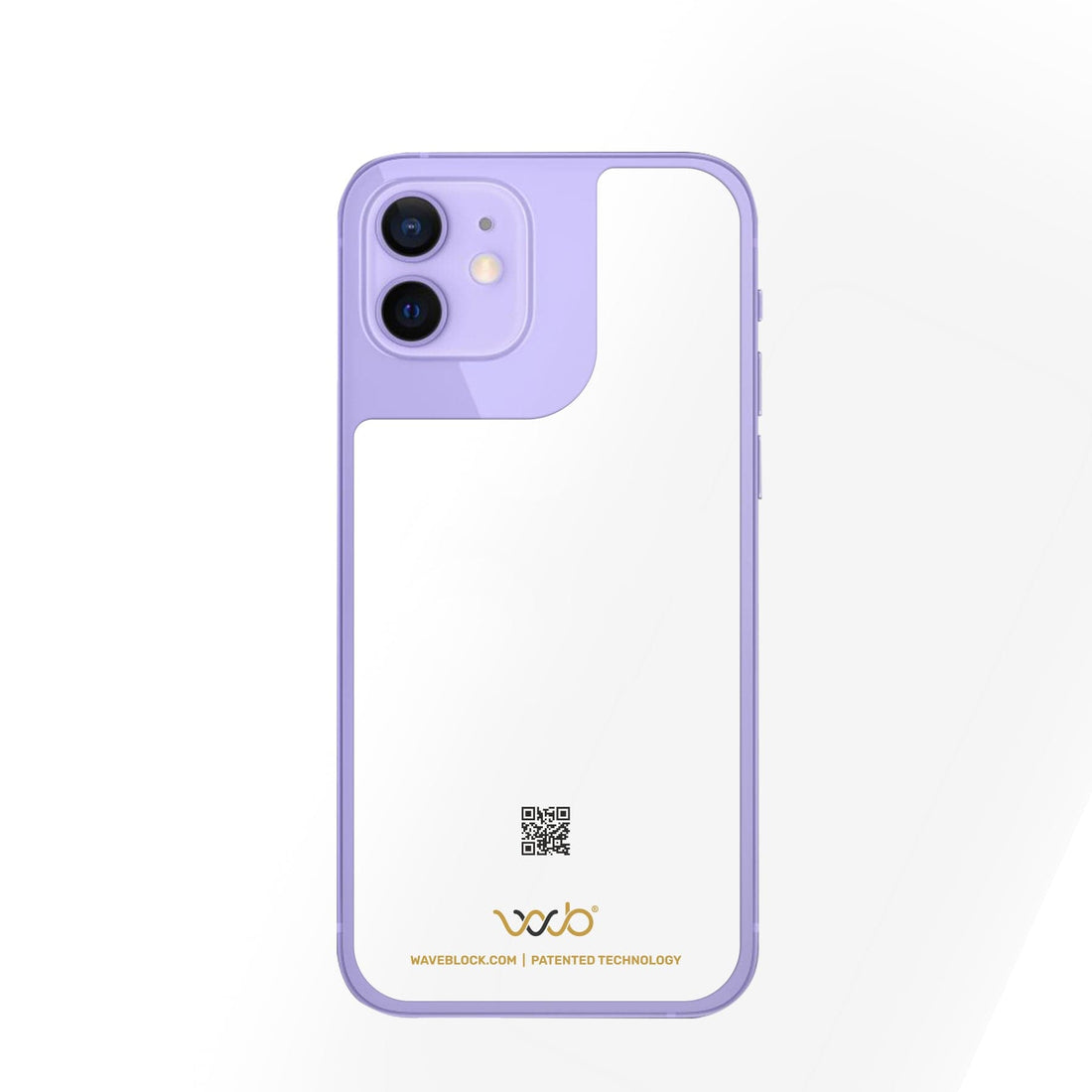 WaveBlock® iPhone Shields iPhone 12 / White iPhone Radiation Shield Radiation Shield for iPhone Devices | WaveBlock emf protection radiation blocker 5g