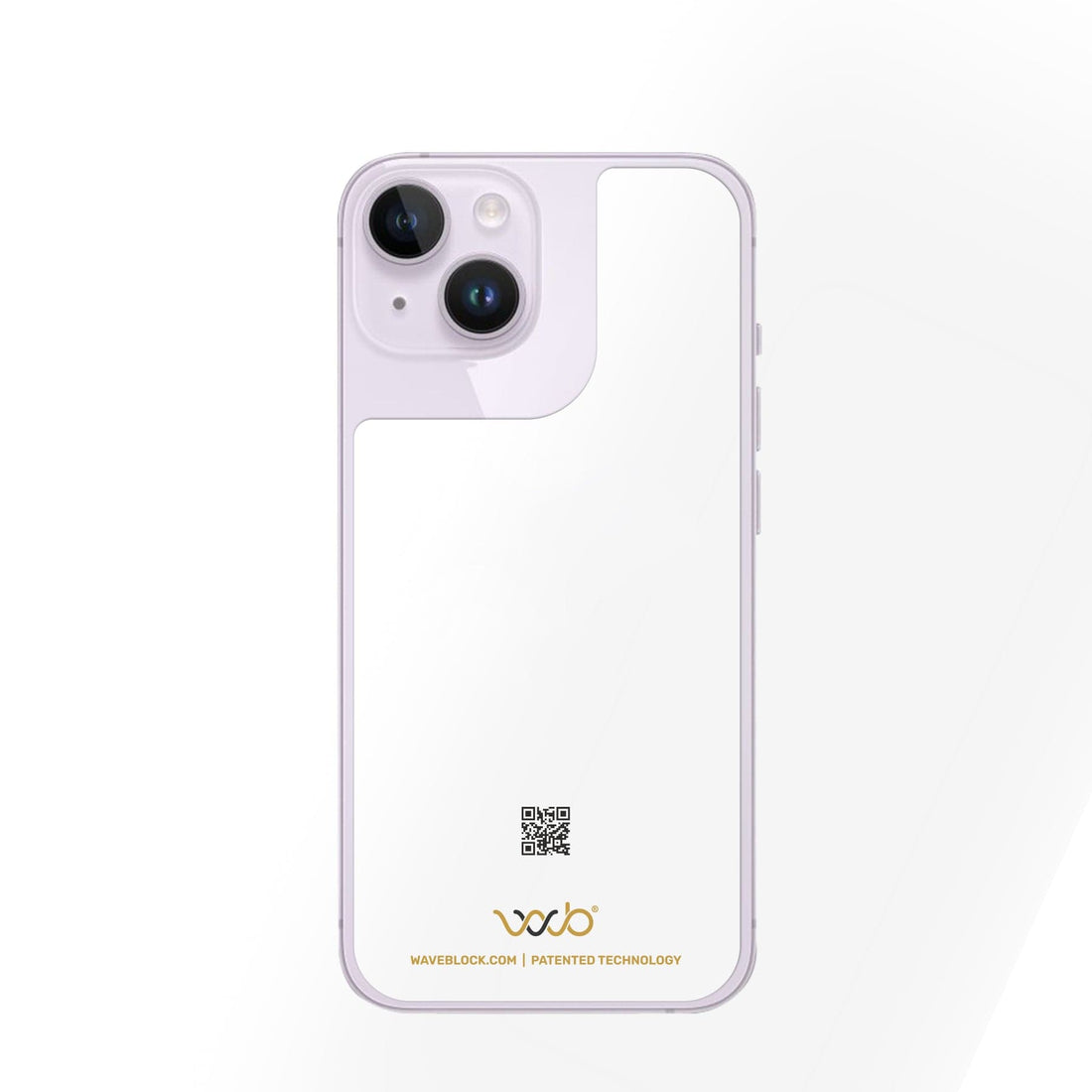 WaveBlock® iPhone Shields iPhone 14 / White iPhone Radiation Shield Radiation Shield for iPhone Devices | WaveBlock emf protection radiation blocker 5g