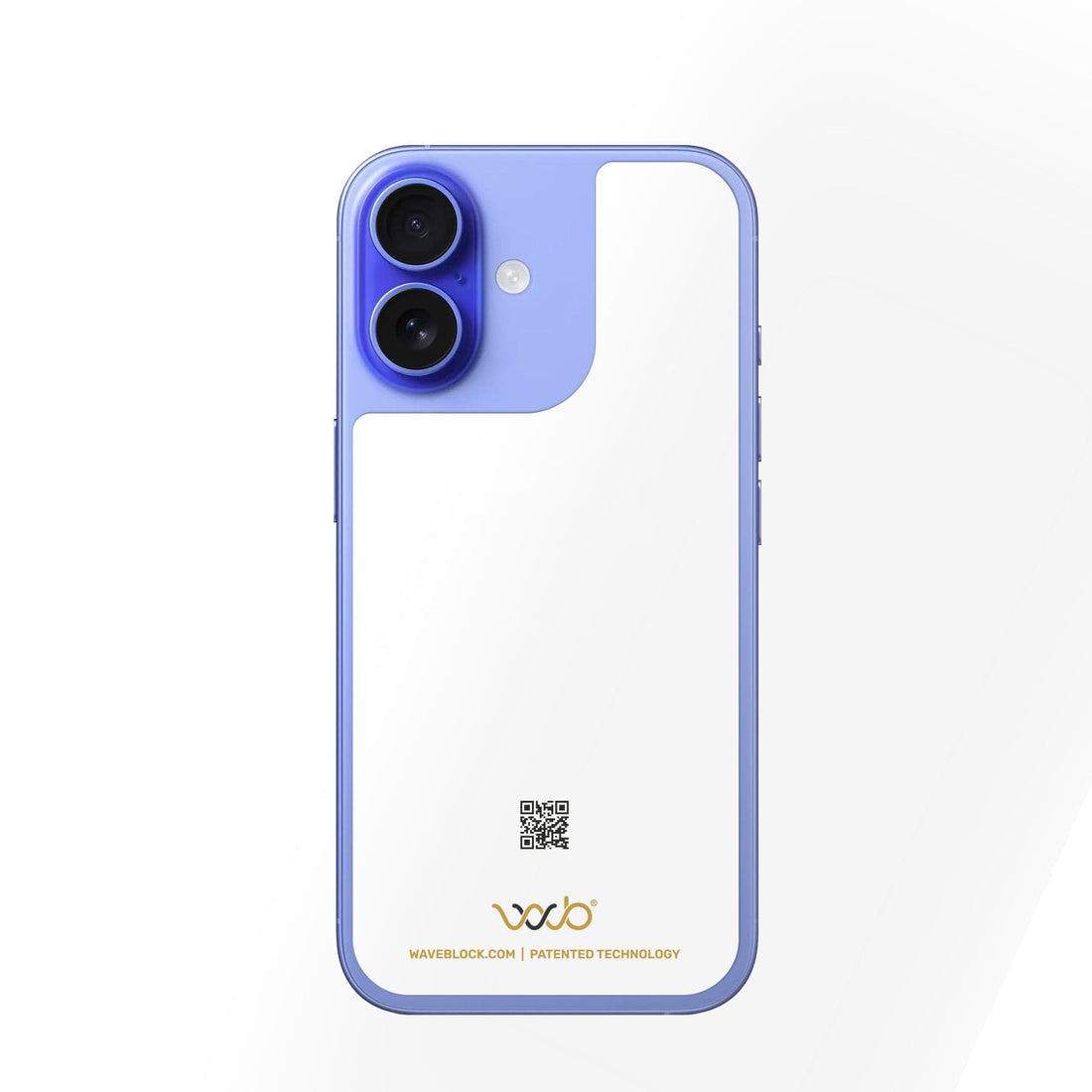 WaveBlock® iPhone Shields iPhone 16 / White iPhone Radiation Shield Radiation Shield for iPhone Devices | WaveBlock emf protection radiation blocker 5g