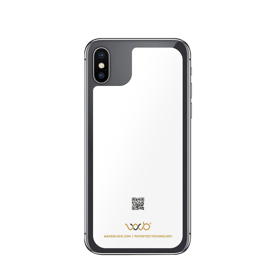 WaveBlock™ iPhone Sticker iPhone X EMF Reducing iPhone Stickers WaveBlock® iProtect | EMF Blocking Cell Phone Sticker emf protection radiation blocker 5g