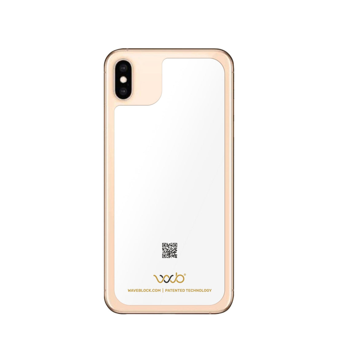 WaveBlock™ iPhone Sticker iPhone XS EMF Reducing iPhone Stickers WaveBlock® iProtect | EMF Blocking Cell Phone Sticker emf protection radiation blocker 5g