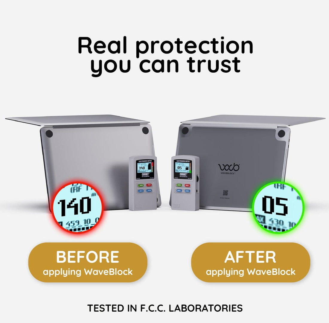 WaveBlock™ MacBook Protection WaveBlock™ mBlock WaveBlock™ mBlock | EMF Protection for MacBooks emf protection radiation blocker 5g