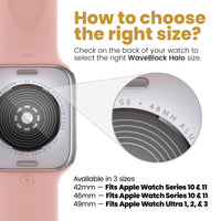 WaveBlock® Apple Watch Cases Apple Watch Shielding Halo Bumper WaveBlock Halo Apple Watch Bumper | 84% EMF Reduction emf protection radiation blocker 5g