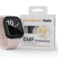WaveBlock® Apple Watch Cases WaveBlock Halo EMF Shield Apple Watch Bumper Case | 42mm/46mm/49mm: All-in-One Wearable Protection WaveBlock Halo Apple Watch Bumper | 84% EMF Reduction emf protection radiation blocker 5g