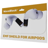 WaveBlock® Earbud Shields AirPods Pro 3 Radiation Shield: Next-Gen Comfort & Protection Radiation Shield for AirPods Pro & Pro 2 | WaveBlock emf protection radiation blocker 5g