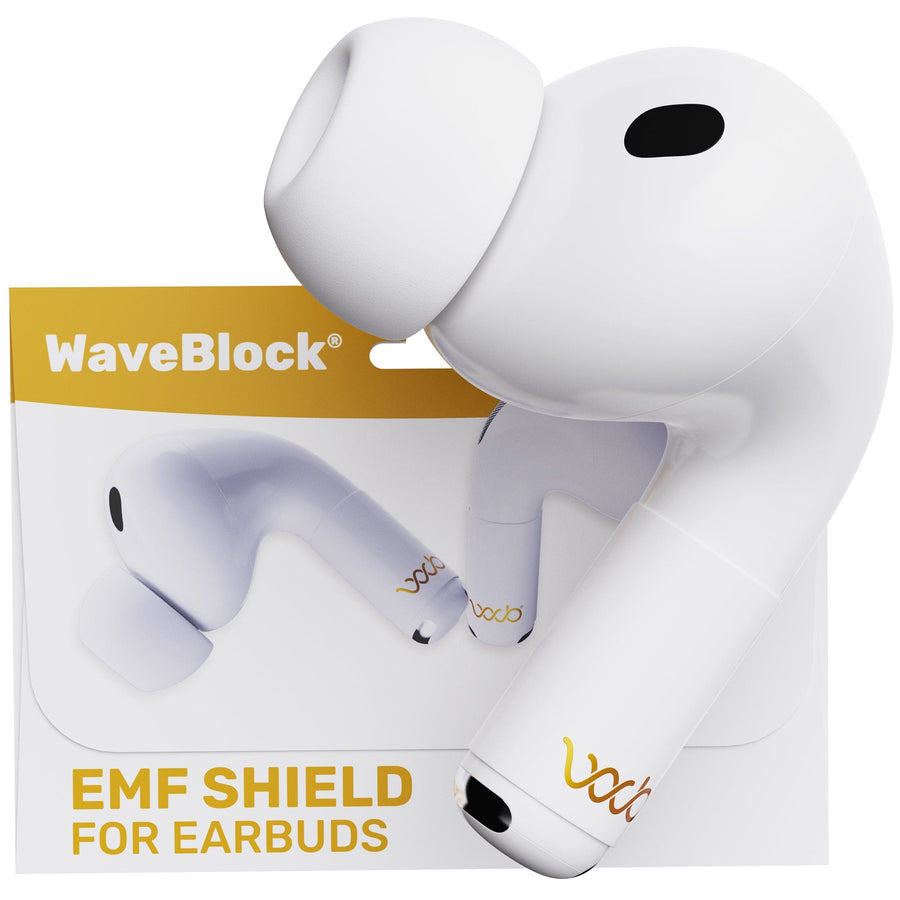 WaveBlock® Earbud Shields AirPods Pro 3 Radiation Shield: Next-Gen Comfort & Protection Radiation Shield for AirPods Pro & Pro 2 | WaveBlock emf protection radiation blocker 5g
