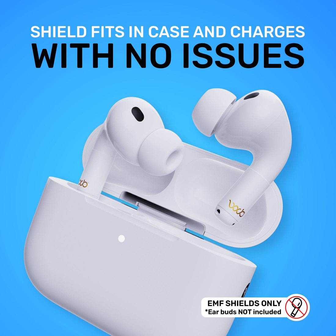 WaveBlock® Earbud Shields AirPods Pro 3 Radiation Shield: Next-Gen Comfort & Protection Radiation Shield for AirPods Pro & Pro 2 | WaveBlock emf protection radiation blocker 5g
