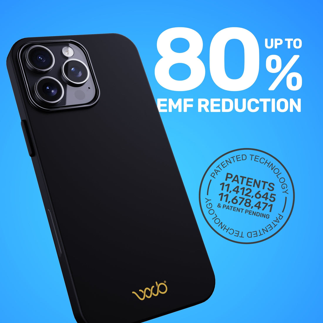 Radiation Reducing iPhone Case in Black Finish Radiation Reducing iPhone Case in Black Finish