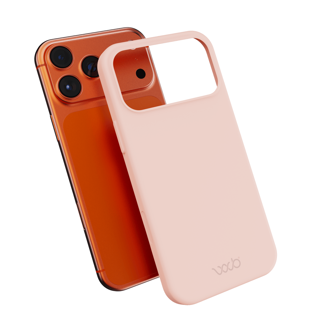 WaveBlock® iPhone Cases iPhone Shielding Light Pink Case: All-in-One Phone Protection Light Pink Finish Radiation Reducing iPhone Case | WaveBlock emf protection radiation blocker 5g