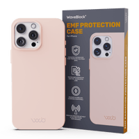 WaveBlock® iPhone Cases iPhone Shielding Light Pink Case: All-in-One Phone Protection Light Pink Finish Radiation Reducing iPhone Case | WaveBlock emf protection radiation blocker 5g