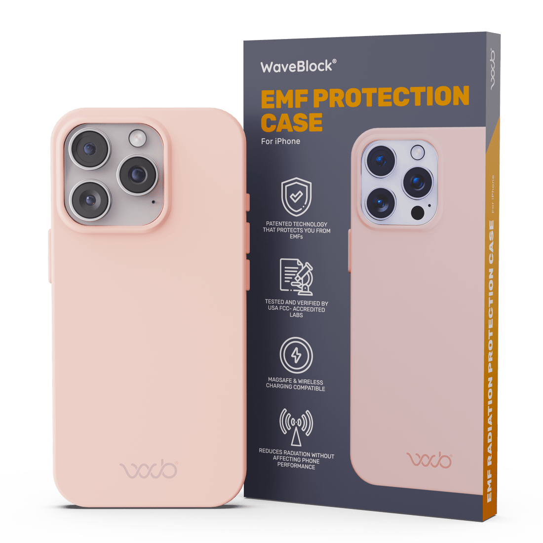 iPhone Shielding Light Pink Case iPhone Shielding Light Pink Case