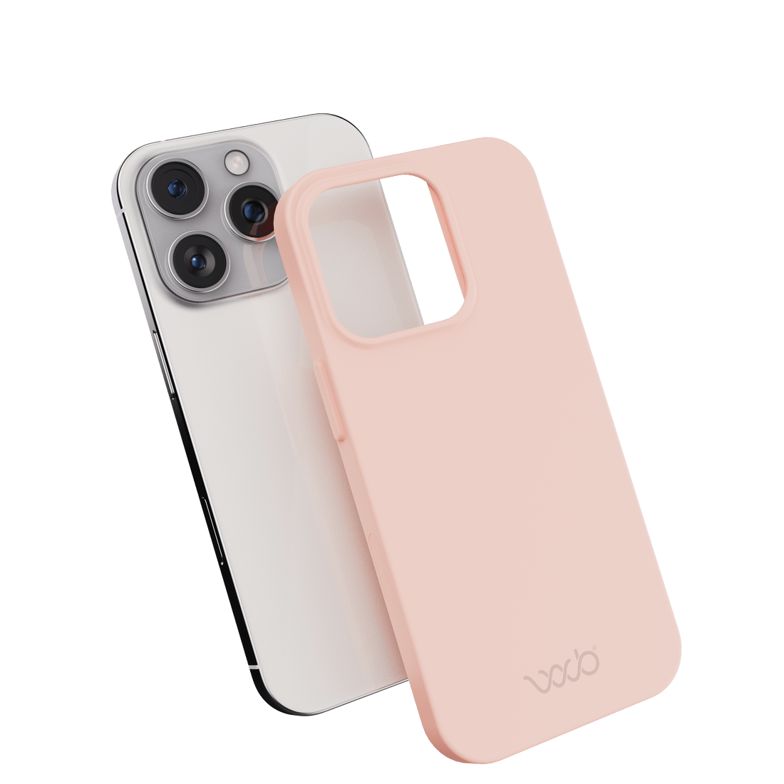 WaveBlock® iPhone Cases iPhone Shielding Light Pink Case: All-in-One Phone Protection Light Pink Finish Radiation Reducing iPhone Case | WaveBlock emf protection radiation blocker 5g