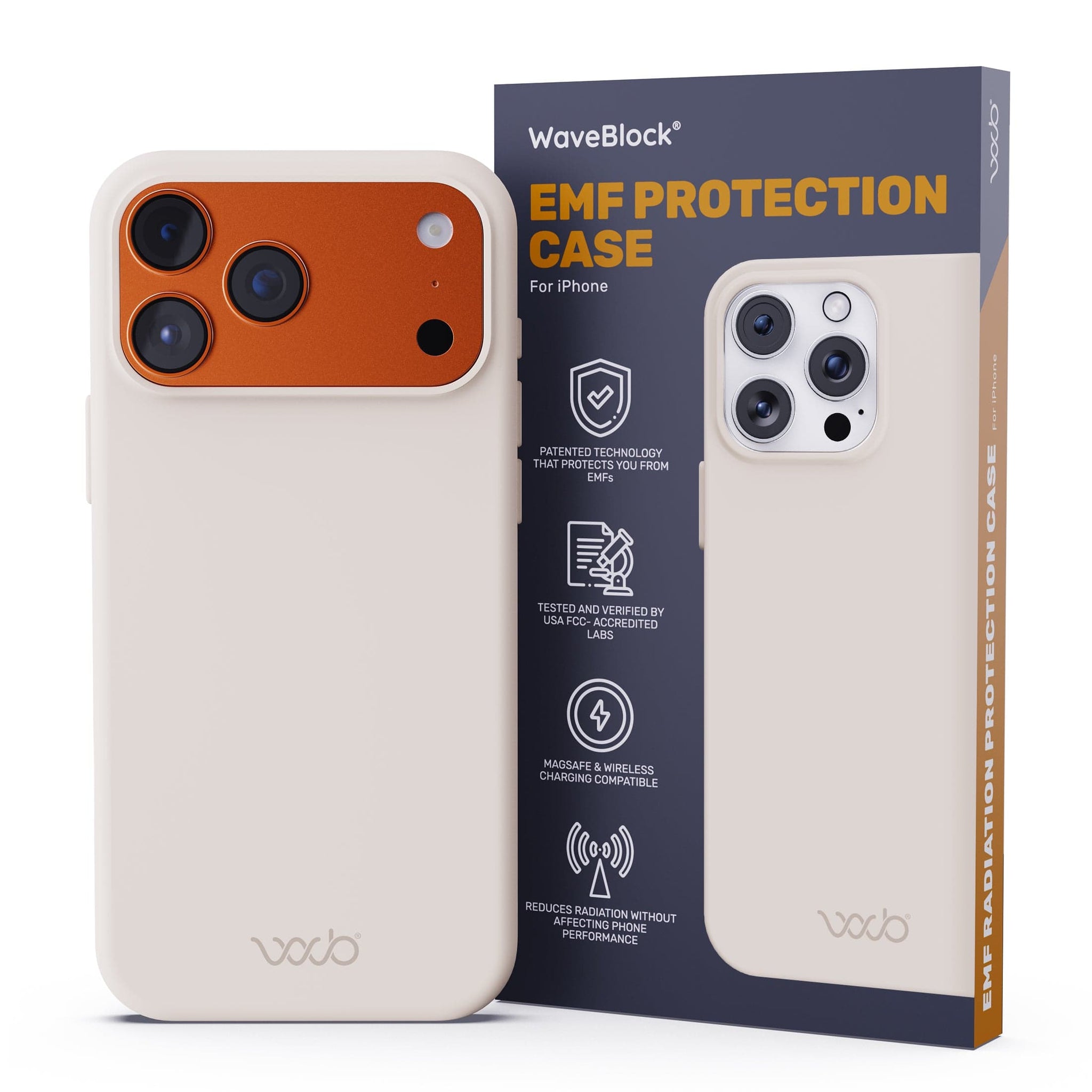 Stone Finish Radiation Reducing iPhone Case | WaveBlock – WaveBlock®