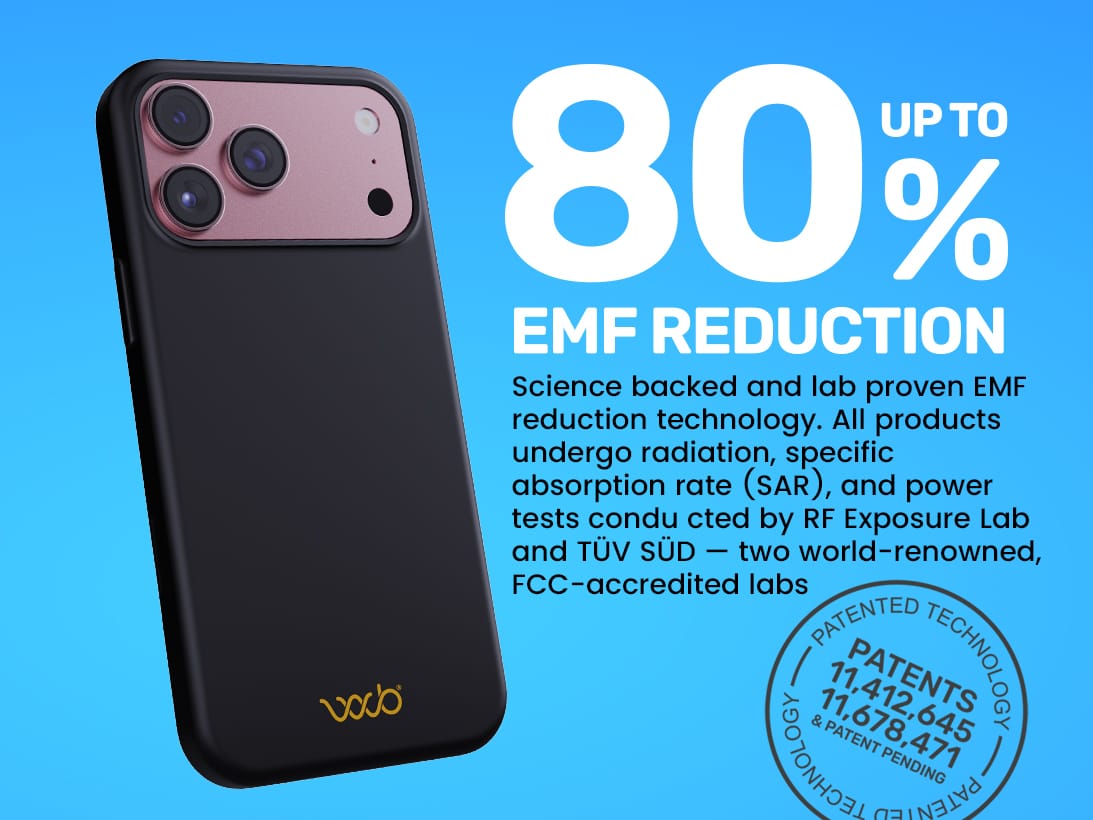 WaveBlock® iPhone Cases Radiation-Reducing Black Case Radiation Reducing iPhone Case in Black Finish | WaveBlock emf protection radiation blocker 5g