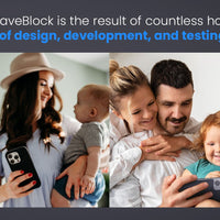 WaveBlock® iPhone Cases Radiation-Reducing Black Case Radiation Reducing iPhone Case in Black Finish | WaveBlock emf protection radiation blocker 5g