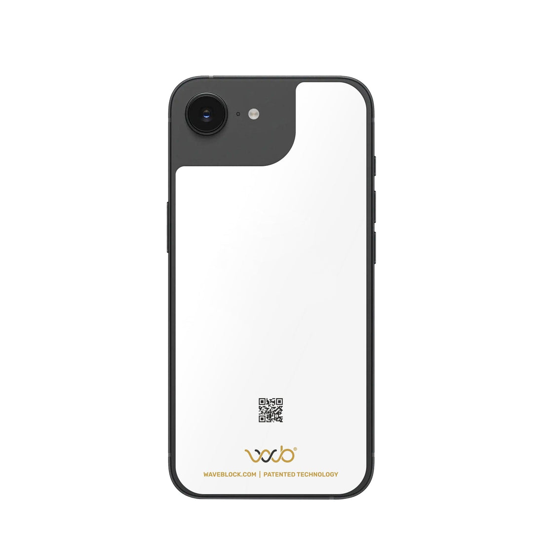 WaveBlock® iPhone Shields iPhone 17e / White iPhone Radiation Shield: Works Under Any Case Radiation Shield for iPhone Devices | WaveBlock emf protection radiation blocker 5g