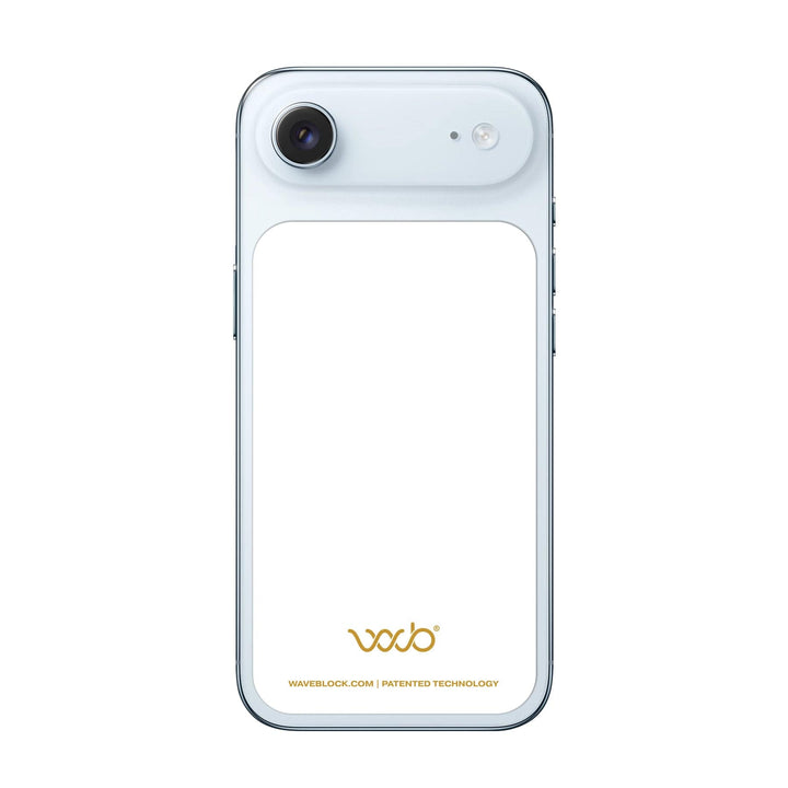 WaveBlock® iPhone Shields iPhone Air (Coming Soon) / White iPhone Radiation Shield: Works Under Any Case Radiation Shield for iPhone Devices | WaveBlock emf protection radiation blocker 5g