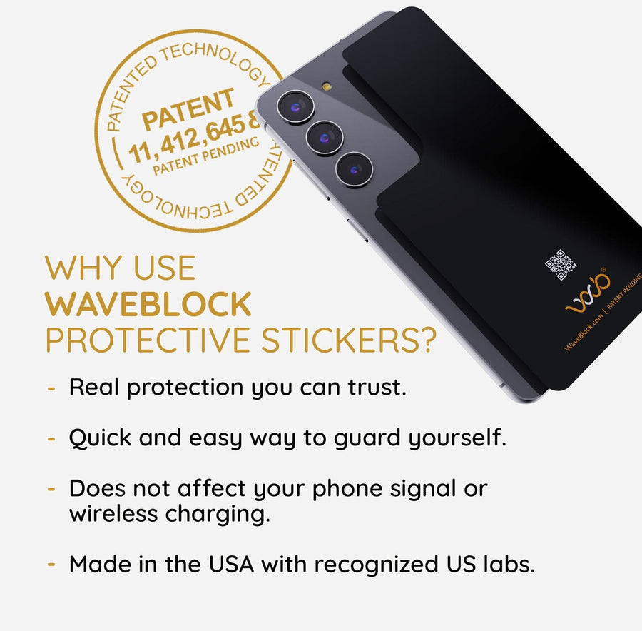 WaveBlock™ Phone Protect WaveBlock™ samBlock for Samsung WaveBlock™ samBlock | EMF Protection for Android Device emf protection radiation blocker 5g