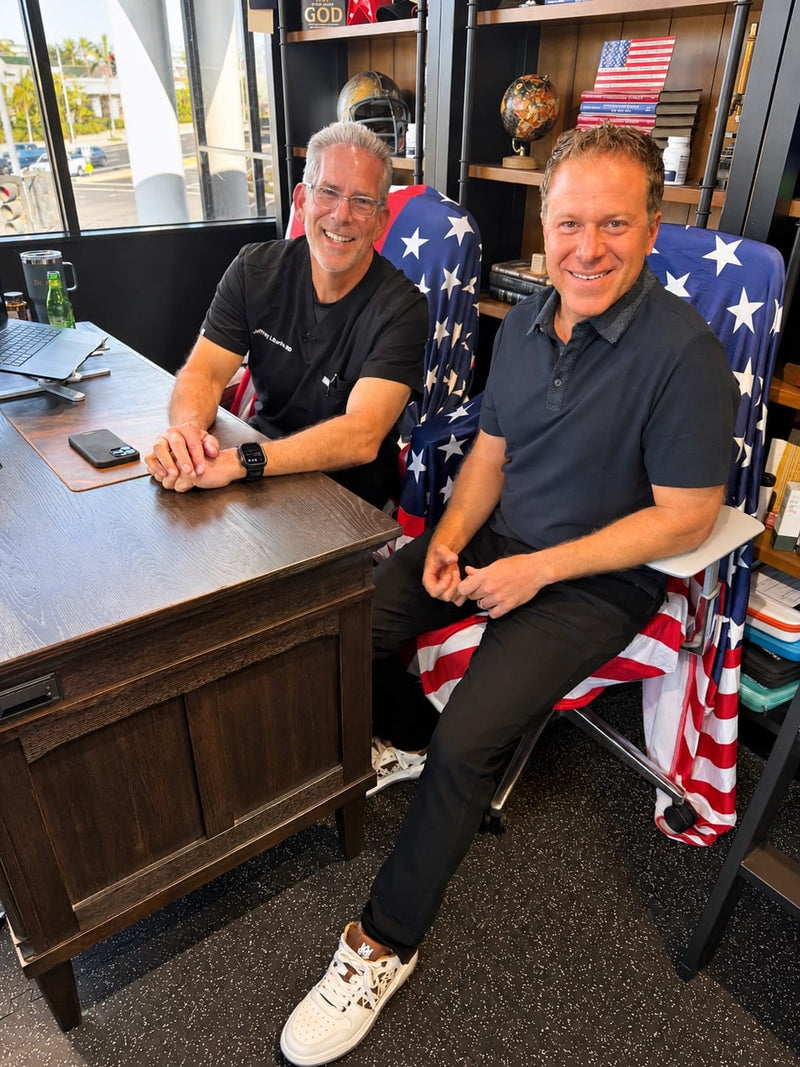 Dr. Jeff Barke with WaveBlock founder Ben